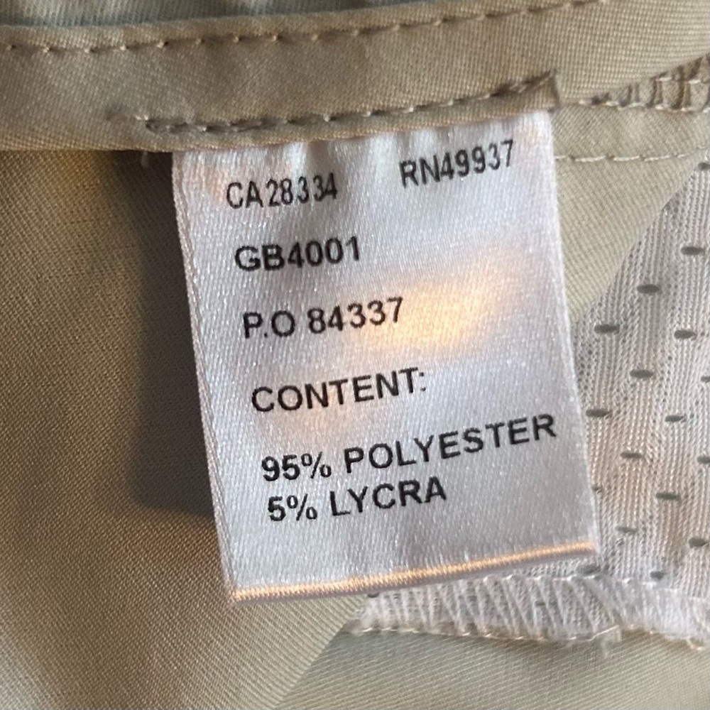 Tail Tech Khaki Golf Shorts Tan Bermuda Walking Shorts Pockets Size 4 LIKE NEW - Picture 6 of 11